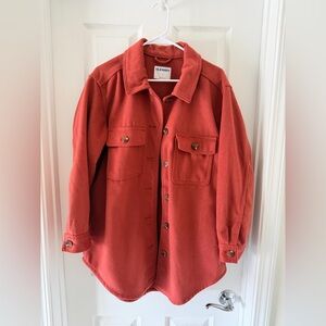 Old Navy Terracotta Button-Front Shacket Size L